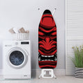 Red Japanese Demon Mask Print Ironing Board Cover