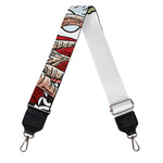 Red Japanese Dragon Tattoo Print Bag Strap
