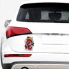 Red Japanese Dragon Tattoo Print Car Sticker