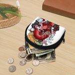 Red Japanese Dragon Tattoo Print Coin Purse