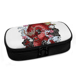 Red Japanese Dragon Tattoo Print Insulin Cooler Travel Case