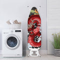 Red Japanese Dragon Tattoo Print Ironing Board Cover