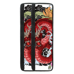 Red Japanese Dragon Tattoo Print Refrigerator Handle Covers