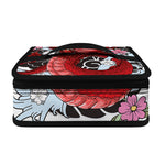 Red Japanese Dragon Tattoo Print Small Lunch Bag