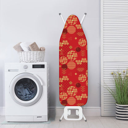 Red Japanese Pattern Print Ironing Board Cover
