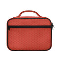 Red Japanese Wave Pattern Print Briefcase Bible Bag
