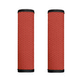 Red Japanese Wave Pattern Print Handle Covers