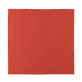 Red Japanese Wave Pattern Print Silk Bandana