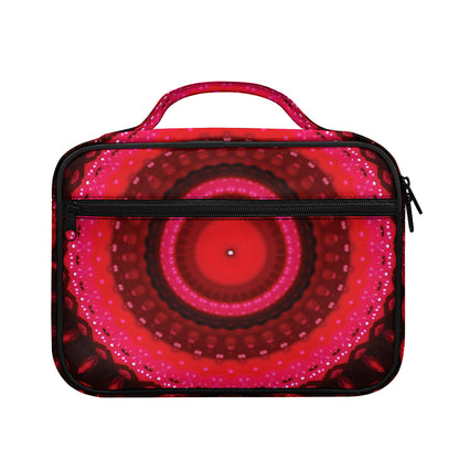 Red Kaleidoscope Print Briefcase Bible Bag