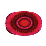 Red Kaleidoscope Print Car Side Mirror Covers