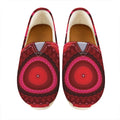 Red Kaleidoscope Print Casual Shoes
