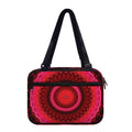 Red Kaleidoscope Print Double Strap Bible Bag