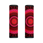 Red Kaleidoscope Print Handle Covers