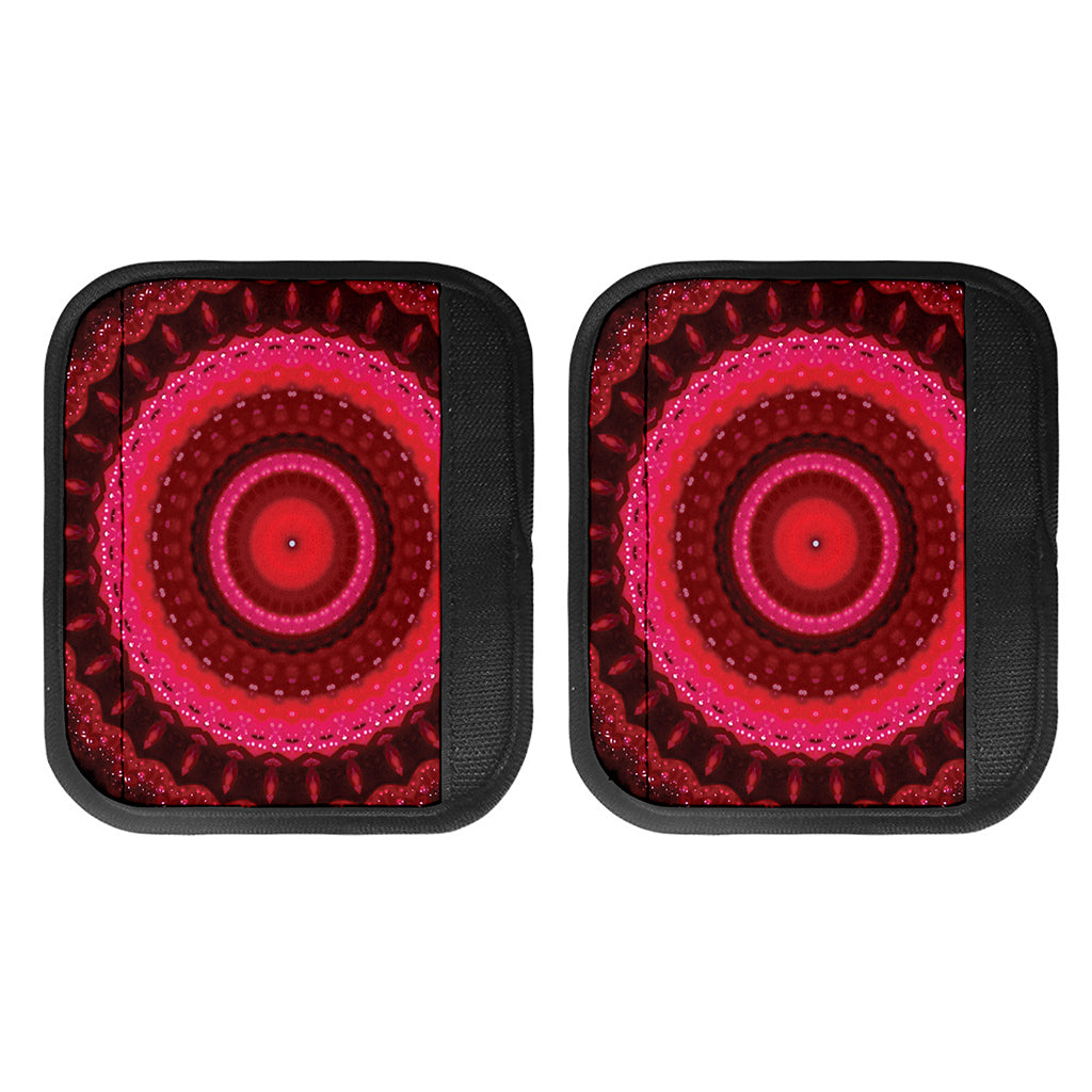 Red Kaleidoscope Print Handle Covers