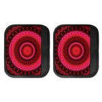Red Kaleidoscope Print Handle Covers
