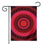 Red Kaleidoscope Print House Flag