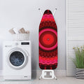 Red Kaleidoscope Print Ironing Board Cover