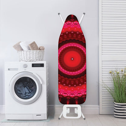 Red Kaleidoscope Print Ironing Board Cover
