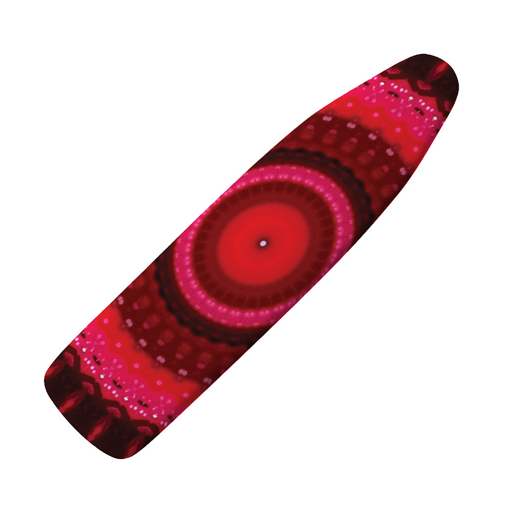 Red Kaleidoscope Print Ironing Board Cover