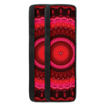 Red Kaleidoscope Print Refrigerator Handle Covers