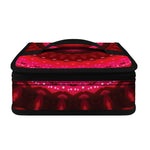 Red Kaleidoscope Print Small Lunch Bag
