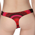 Red Kaleidoscope Print Women's Thong