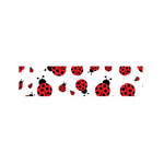 Red Ladybug Pattern Print Bed Runner