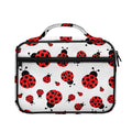 Red Ladybug Pattern Print Briefcase Bible Bag