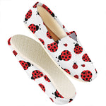 Red Ladybug Pattern Print Casual Shoes