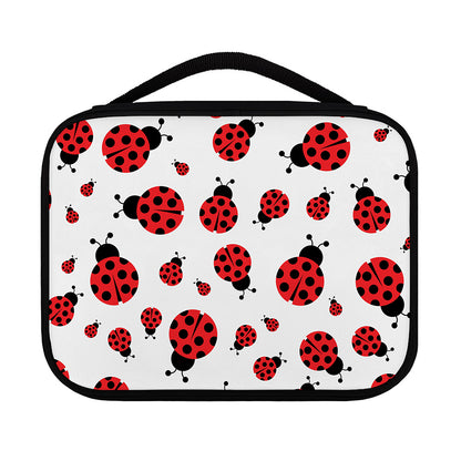 Red Ladybug Pattern Print Classic Bible Case