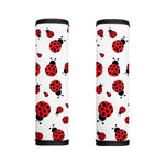 Red Ladybug Pattern Print Handle Covers