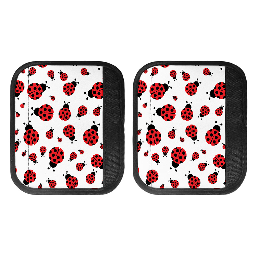 Red Ladybug Pattern Print Handle Covers