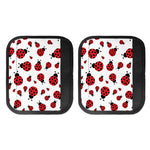 Red Ladybug Pattern Print Handle Covers