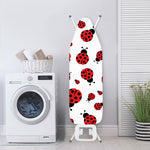 Red Ladybug Pattern Print Ironing Board Cover