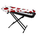 Red Ladybug Pattern Print Piano Keyboard Cover