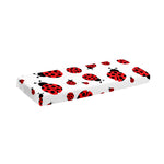 Red Ladybug Pattern Print Piano Keyboard Cover