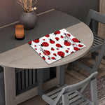 Red Ladybug Pattern Print Placemat