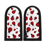Red Ladybug Pattern Print Skillet Handle Cover