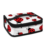 Red Ladybug Pattern Print Small Lunch Bag