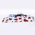 Red Ladybug Pattern Print Sports Towel
