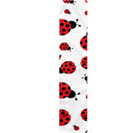 Red Ladybug Pattern Print Table Runner