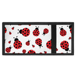 Red Ladybug Pattern Print Trifold Wallet