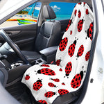 Red Ladybug Pattern Print Waterproof Car Seat Cover