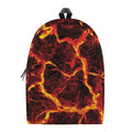 Red Lava Print School Backpack