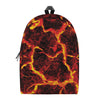 Red Lava Print Backpack