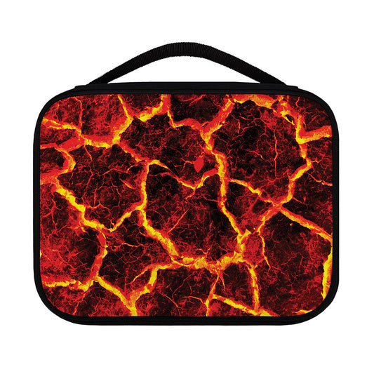 Red Lava Print Classic Bible Case