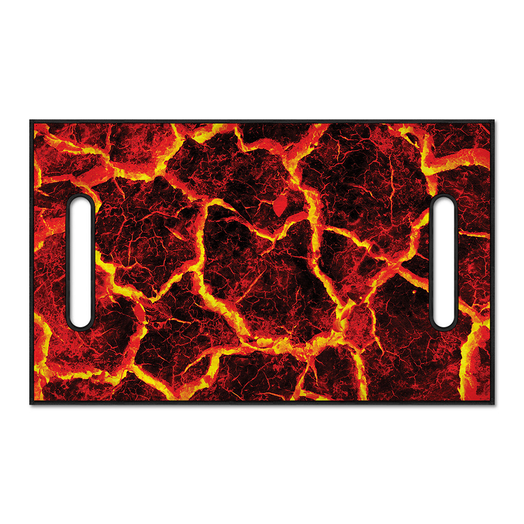 Red Lava Print Golf Cart Seat Cover
