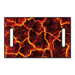 Red Lava Print Golf Cart Seat Cover