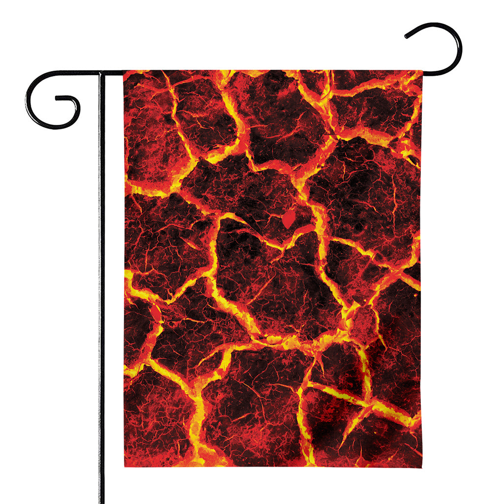 Red Lava Print House Flag