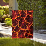 Red Lava Print House Flag